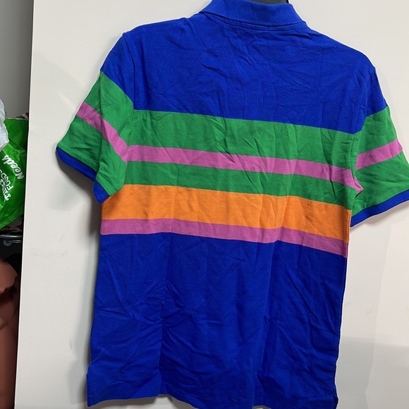 Brand new Polo by Ralph Lauren Boys Size 18-20 (X Large) Blue/Green/Orange - Picture 7 of 8